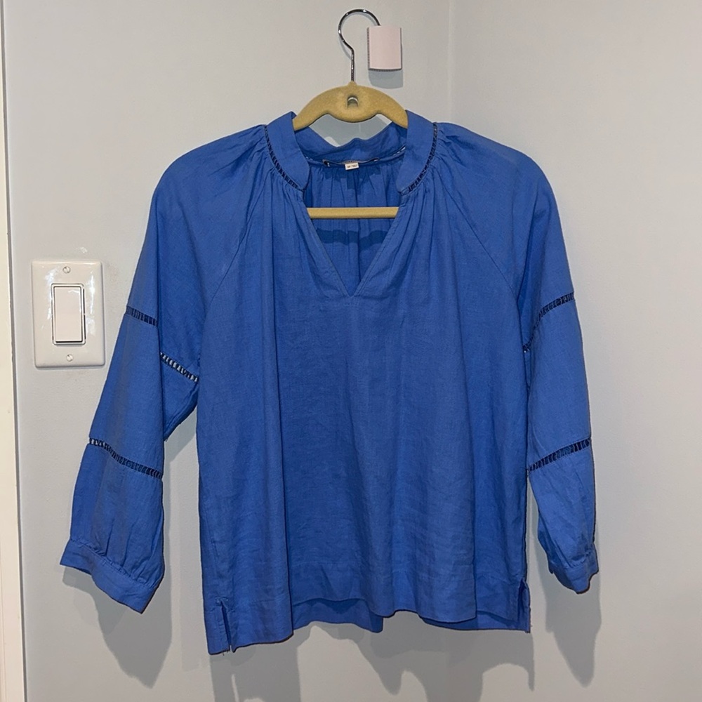 Loft Blue Tunic Top